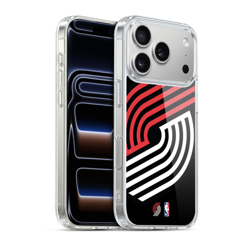 NBA Portland Trail Blazers Logo Oversized Soft Gel Case for Apple iPhone 17 Pro