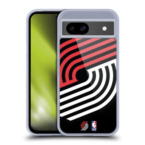NBA Portland Trail Blazers Logo Oversized Soft Gel Case for Google Pixel 8a