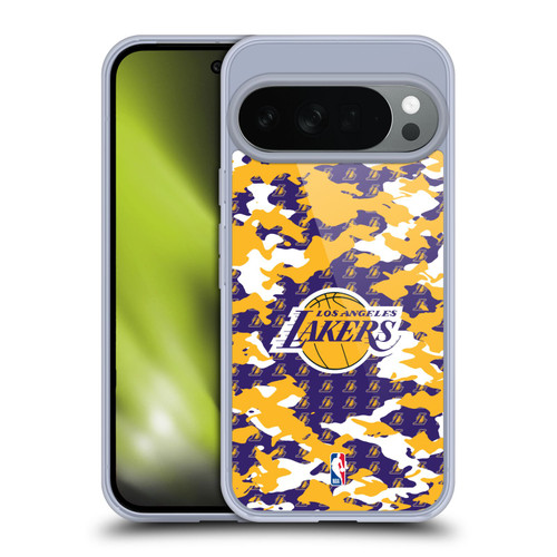 NBA Los Angeles Lakers Camouflage Soft Gel Case for Google Pixel 10