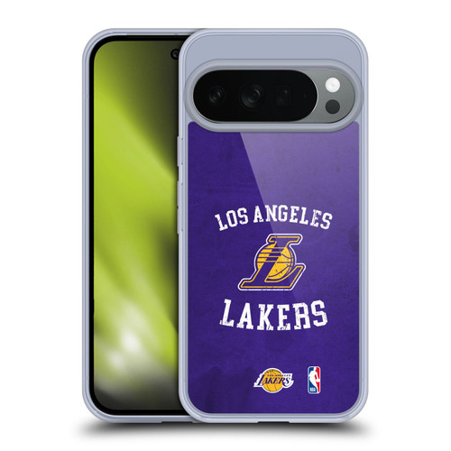 NBA Los Angeles Lakers Distressed Soft Gel Case for Google Pixel 10