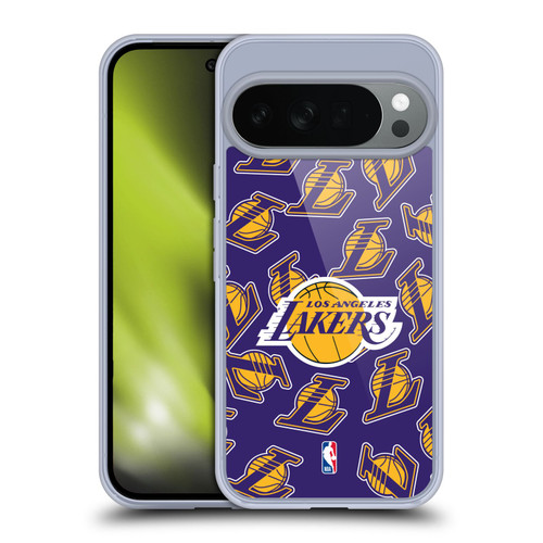 NBA Los Angeles Lakers Patterns Soft Gel Case for Google Pixel 10