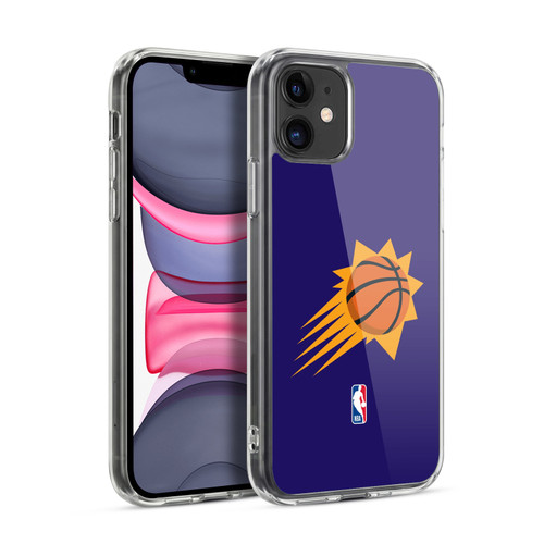 NBA Phoenix Suns Logo Purple Soft Gel Case for Apple iPhone 11