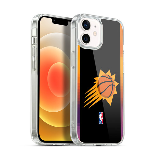 NBA Phoenix Suns Logo Black Design Soft Gel Case for Apple iPhone 12 / iPhone 12 Pro & MagSafe