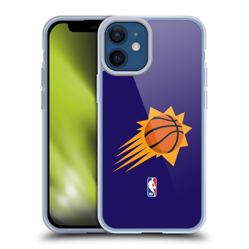 NBA Phoenix Suns Logo Purple Soft Gel Case for Apple iPhone 12 Mini & MagSafe