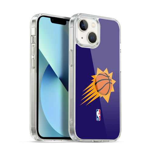 NBA Phoenix Suns Logo Purple Soft Gel Case for Apple iPhone 13