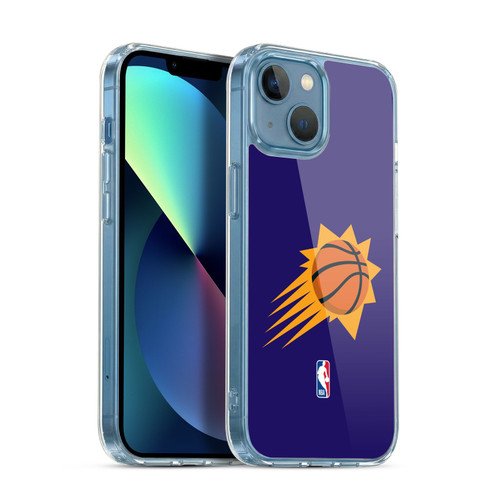 NBA Phoenix Suns Logo Purple Soft Gel Case for Apple iPhone 13 Mini & MagSafe
