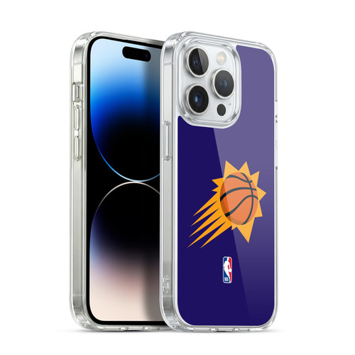NBA Phoenix Suns Logo Purple Soft Gel Case for Apple iPhone 14 Pro & MagSafe