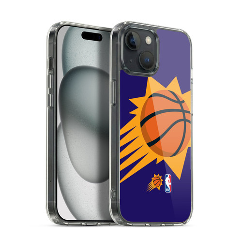 NBA Phoenix Suns Logo Oversized Soft Gel Case for Apple iPhone 15 & MagSafe