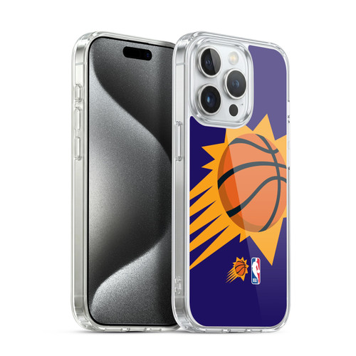 NBA Phoenix Suns Logo Oversized Soft Gel Case for Apple iPhone 15 Pro & MagSafe