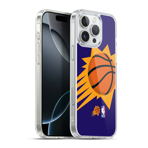 NBA Phoenix Suns Logo Oversized Soft Gel Case for Apple iPhone 16 Pro Max & MagSafe
