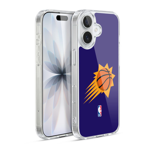 NBA Phoenix Suns Logo Purple Soft Gel Case for Apple iPhone 17