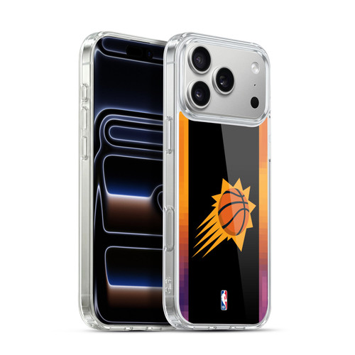 NBA Phoenix Suns Logo Black Design Soft Gel Case for Apple iPhone 17 Pro Max