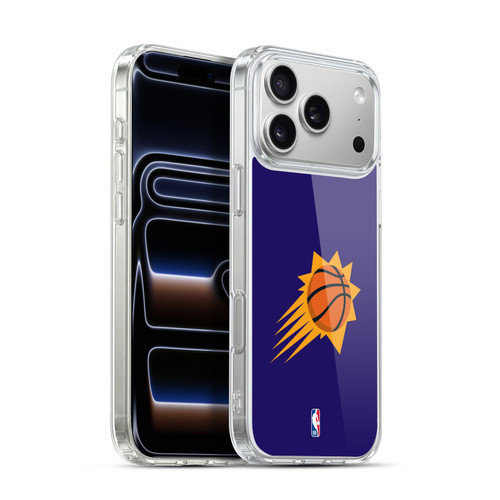 NBA Phoenix Suns Logo Purple Soft Gel Case for Apple iPhone 17 Pro Max