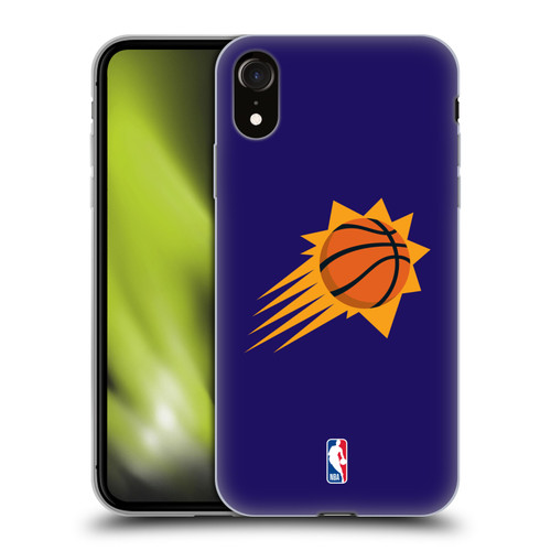 NBA Phoenix Suns Logo Purple Soft Gel Case for Apple iPhone XR