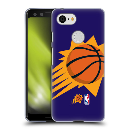 NBA Phoenix Suns Logo Oversized Soft Gel Case for Google Pixel 3