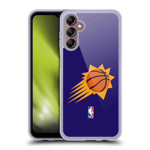 NBA Phoenix Suns Logo Purple Soft Gel Case for Samsung Galaxy A14 5G