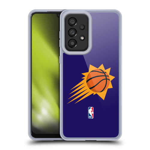 NBA Phoenix Suns Logo Purple Soft Gel Case for Samsung Galaxy A33 5G (2022)