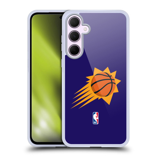 NBA Phoenix Suns Logo Purple Soft Gel Case for Samsung Galaxy A35 5G