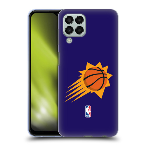 NBA Phoenix Suns Logo Purple Soft Gel Case for Samsung Galaxy M33 (2022)