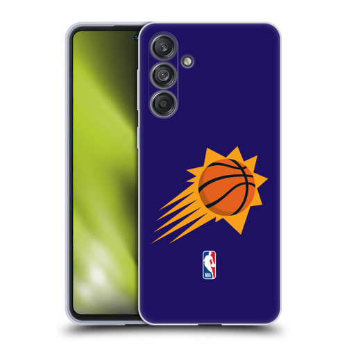 NBA Phoenix Suns Logo Purple Soft Gel Case for Samsung Galaxy M55 5G
