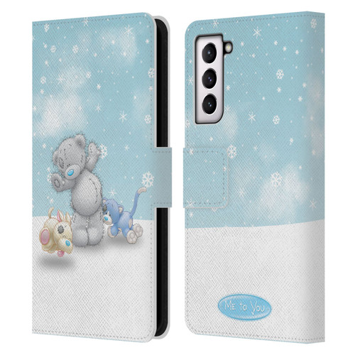 Me To You Classic Tatty Teddy Pets Leather Book Wallet Case Cover For Samsung Galaxy S21 5G