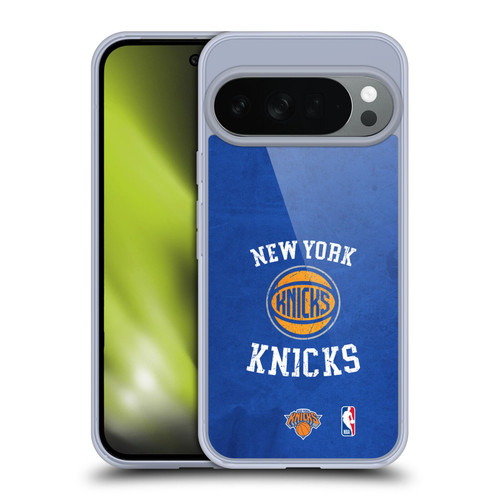 NBA New York Knicks Distressed Soft Gel Case for Google Pixel 10