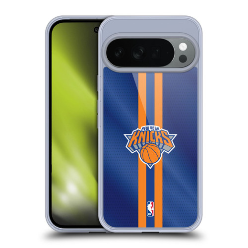 NBA New York Knicks Stripes Soft Gel Case for Google Pixel 10