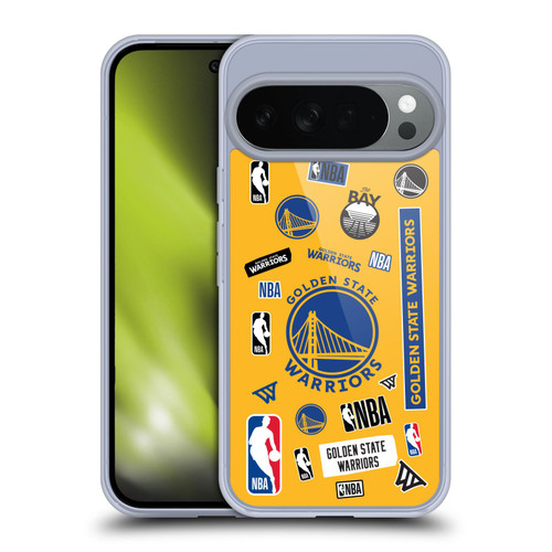 NBA Golden State Warriors Sticker Collage Soft Gel Case for Google Pixel 10