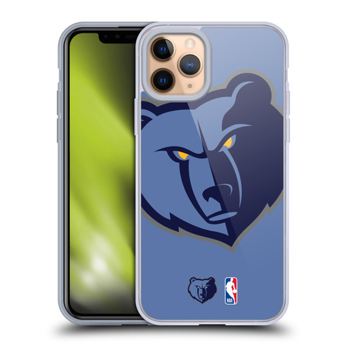 NBA Memphis Grizzlies Logo Oversized Soft Gel Case for Apple iPhone 11 Pro & MagSafe