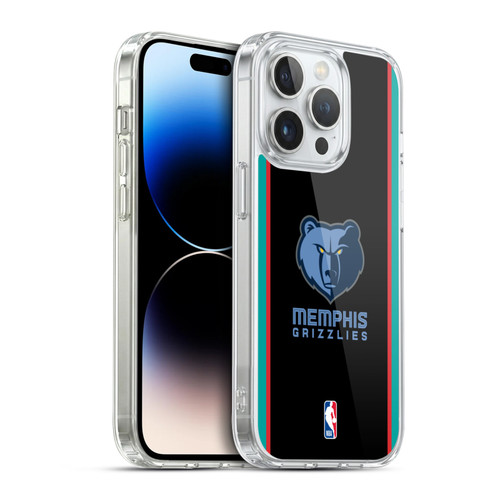 NBA Memphis Grizzlies Logo Black Design Soft Gel Case for Apple iPhone 14 Pro & MagSafe
