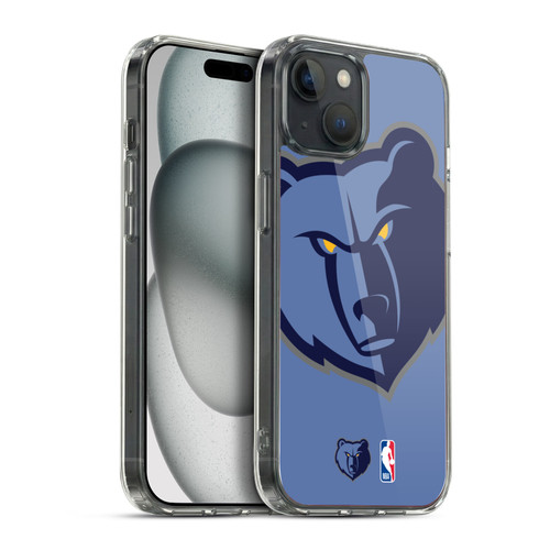 NBA Memphis Grizzlies Logo Oversized Soft Gel Case for Apple iPhone 15 Plus & MagSafe