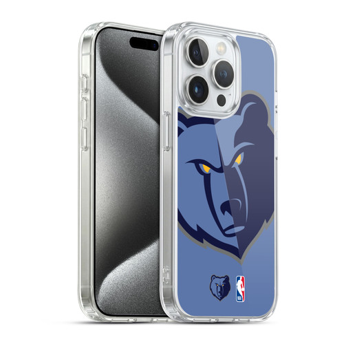 NBA Memphis Grizzlies Logo Oversized Soft Gel Case for Apple iPhone 15 Pro & MagSafe