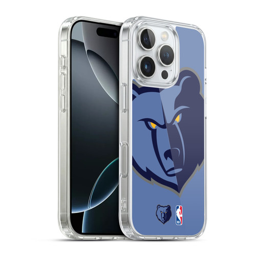 NBA Memphis Grizzlies Logo Oversized Soft Gel Case for Apple iPhone 16 Pro & MagSafe
