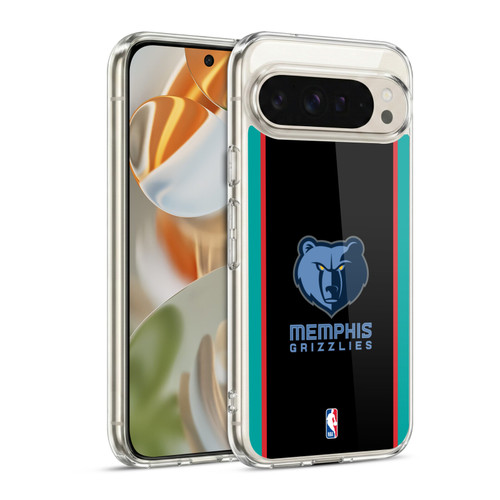 NBA Memphis Grizzlies Logo Black Design Soft Gel Case for Google Pixel 9 / Pixel 9 Pro