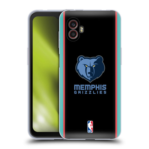 NBA Memphis Grizzlies Logo Black Design Soft Gel Case for Samsung Galaxy Xcover6 Pro/Pro2
