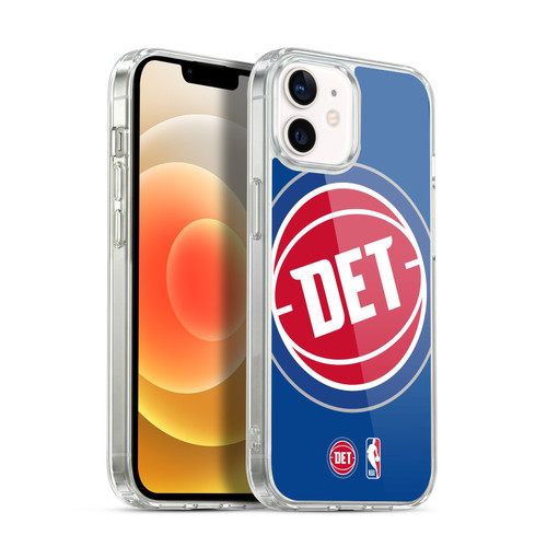 NBA Detroit Pistons Logo Oversized Soft Gel Case for Apple iPhone 12 / iPhone 12 Pro & MagSafe