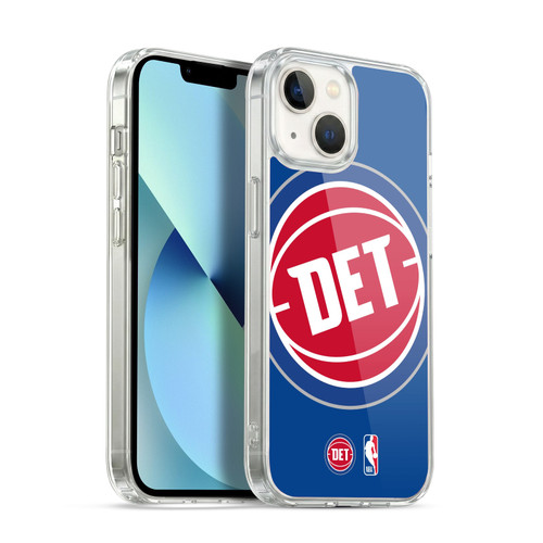 NBA Detroit Pistons Logo Oversized Soft Gel Case for Apple iPhone 13