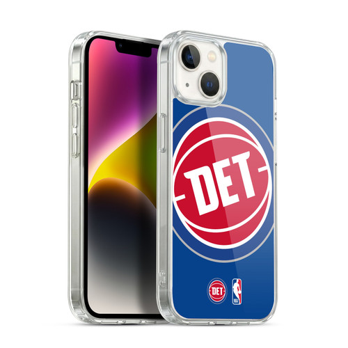 NBA Detroit Pistons Logo Oversized Soft Gel Case for Apple iPhone 14 Plus & MagSafe