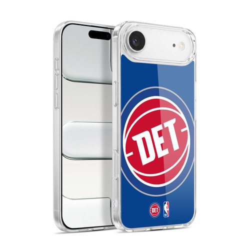 NBA Detroit Pistons Logo Oversized Soft Gel Case for Apple iPhone 17 Air