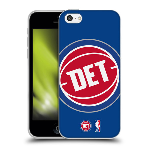 NBA Detroit Pistons Logo Oversized Soft Gel Case for Apple iPhone 5c