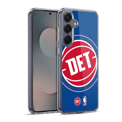 NBA Detroit Pistons Logo Oversized Soft Gel Case for Samsung Galaxy S25+ & MagSafe