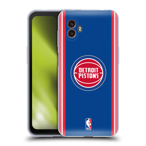 NBA Detroit Pistons Logo Blue Design Soft Gel Case for Samsung Galaxy Xcover6 Pro/Pro2