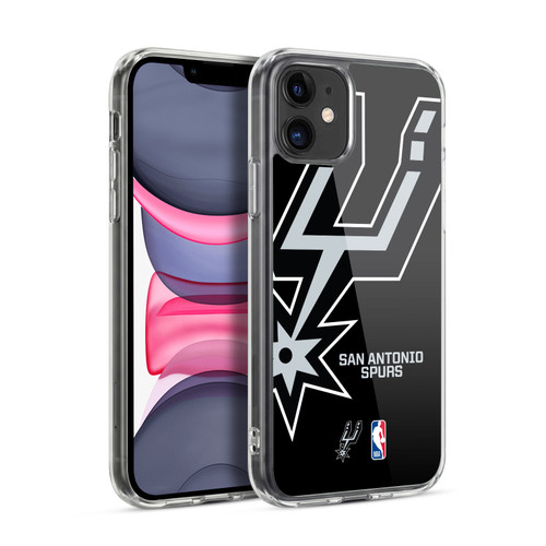 NBA San Antonio Spurs Logo Oversized Soft Gel Case for Apple iPhone 11