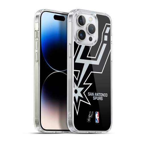 NBA San Antonio Spurs Logo Oversized Soft Gel Case for Apple iPhone 13 Pro Max & MagSafe