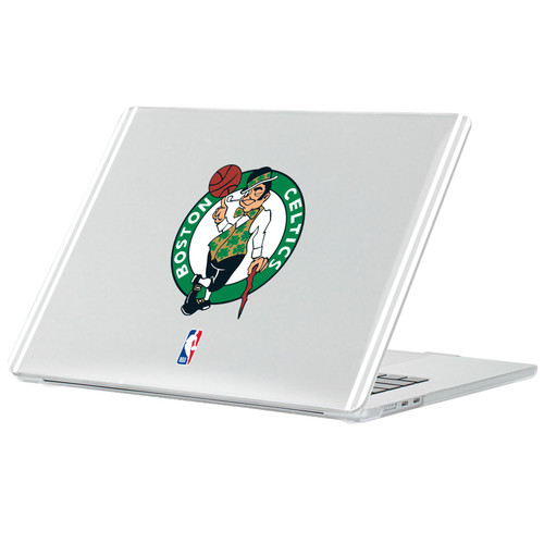 NBA Boston Celtics Logo Green Design Text Clear Hard Crystal Armour Laptop Case for Apple MacBook Air 13.6" A2681/A3113/A3240 2022/2024/2025