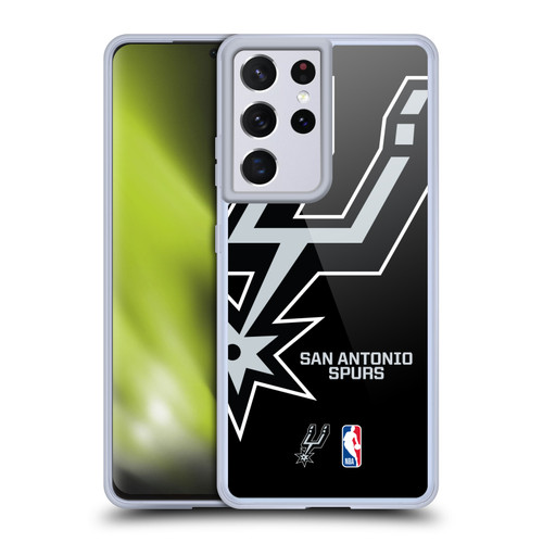 NBA San Antonio Spurs Logo Oversized Soft Gel Case for Samsung Galaxy S21 Ultra 5G & MagSafe