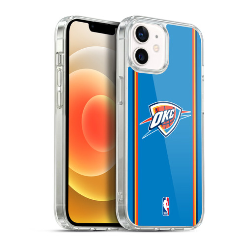 NBA Oklahoma City Thunder Logo Blue Design Soft Gel Case for Apple iPhone 12 / iPhone 12 Pro & MagSafe