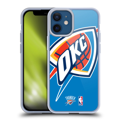 NBA Oklahoma City Thunder Logo Oversized Soft Gel Case for Apple iPhone 12 Mini & MagSafe