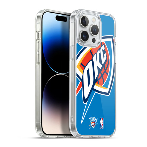 NBA Oklahoma City Thunder Logo Oversized Soft Gel Case for Apple iPhone 13 Pro Max & MagSafe