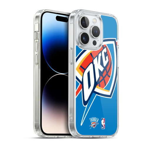NBA Oklahoma City Thunder Logo Oversized Soft Gel Case for Apple iPhone 14 Pro & MagSafe